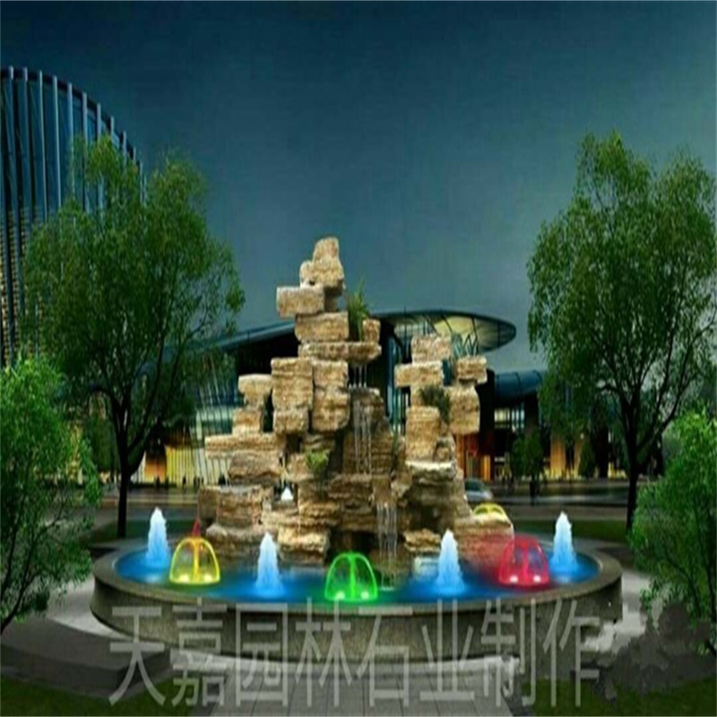 兴化水幕墙喷泉设计